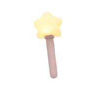 Pegciuho Luz Nocturna de Silicona Portátil, Barra Luminosa Decorativa Portátil para Conciertos, Ideal para Fiestas, Festivales, Vacaciones, Bodas Y Conciertos, Estrella