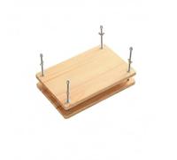 Pegciuho para Encuadernación Pinza de Libro de Madera Sujeción Precisa Diseño Ergonómico Ajustable Aplicable para Restauración Escritorio, Dos Niveles 29.5 19.5 3 CM