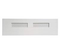 PEJECAR Cabecero de Madera Noruega, Blanco, para Pared. Cabecero para Camas de 90 y 105 | Cabeceros Madera Pino | Dormitorio Matrimonio | Cabezal Cama (Celosía, para Cama de 90 y 105 (110 x 44))