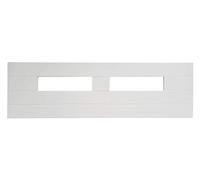 PEJECAR Cabecero de Madera Suecia, Blanco, para Pared. Cabecero para Camas de 90 y 105 | Cabeceros Madera Pino | Dormitorio Matrimonio | Cabezal Cama (Abierto, para Cama de 90 y 105 (110 x 44))