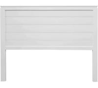 PEJECAR cabecero Modelo CRIPTANA para Cama de 105 Fabricado en Madera Maciza de Pino insigni con Tablas horizontales en Blanco Satinado