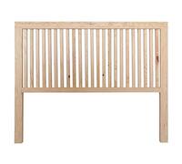 PEJECAR cabecero Modelo daimiel para Cama de 150 con largueros Verticales Fabricado en Madera Maciza de Pino insigni Acabado Crudo sin Pintar