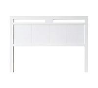 PEJECAR cabecero Siena Fabricado en Madera Maciza de Pino insigni Acabado en Blanco (para Cama de 135 (145 x 120 cm), Doble Hueco)