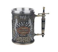 PEKJDS Juego de tronos Copa rural nórdica pirata gótica, cerveza para hombres tankard, Copa festiva de bares retro (F)