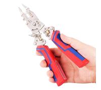 Pelacables Eléctrico, Crimpadora de Cable Ergonómica, Pelacables 13 en 1 para Uso Diario, Radiador, Marina, Electricista, Automoción, Industrial y Comercial