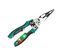 Pelacables multifuncional, crimpadora, cortador de cables, herramienta profesional de pelado eléctrico, tijeras de alambre, electricista multiusos para electricista portátil en el hogar