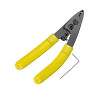 Pelacables multiuso, mango ergonómico de doble o triple puerto, aleación de acero, función de bloqueo seguro, alicates para pelar cables de fibra industrial