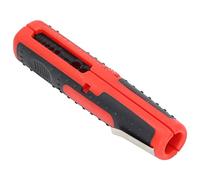 Pelacables para cables de red y coaxiales, herramienta de pelado de cables de precisión para cables de 10 a 20 AWG, RG59 y RG6, con hoja de acero SK5 y mango antideslizante, ideal
