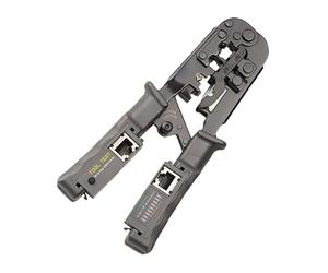 Pelacables Y Cortador | Alicates Para Crimpar Cables,Crimpadora Eléctrica Antideslizante y Resistente para Talleres, Hogares y Reparaciones