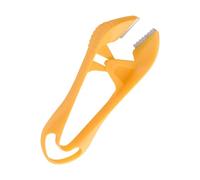 Pelador de ajos de acero inoxidable con agujero para colgar, manual del hogar fácil y rápido, herramienta de pelado de ajos, multiusos, utensilios de cocina 061015