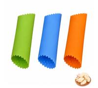 Pelador de ajos de silicona, 3 unidades, rollo de pelador rápido, grande, fácil y práctico, pelador de silicona para herramientas de cocina, rodillo de ajo, herramienta de cocina, pelador de ajos de