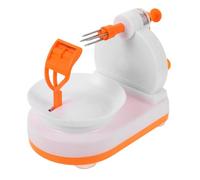 Pelador de fruta de plástico abs color naranja y blanco