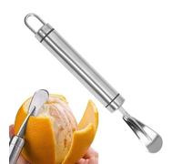 Pelador de naranja de acero inoxidable, cuchillo de pomelo para pelar cítricos cuchillo de pomelo para separar la pulpa y la cáscara de pomelo pelador, naranja cítricos pelador pelador herramienta