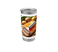 Pelador de patatas vegetales Vegano Vegetariano Cocina Peel Bueno Vaso térmico de acero inoxidable de doble pared