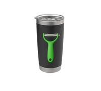 Pelador de patatas vegetales Vegano Vegetariano Cocina Peel Bueno Vaso térmico de acero inoxidable de doble pared