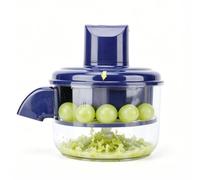 Pelador de uvas eléctrico, 9.1 x 7.9 in, pelador recargable, herramienta automática para quitar la piel de la fruta, máquina de eliminación transparente para el hogar, la cocina,