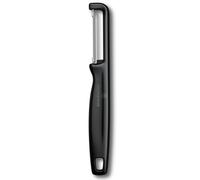 Pelador de verduras IOTA 16 cm, hoja recta, negro, plástico, Victorinox
