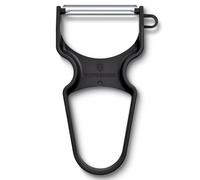 Pelador de verduras RAPID 11 cm, hoja recta, negro, plástico, Victorinox