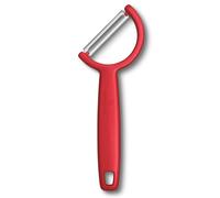 Pelador de verduras RHO 16 cm, hoja recta, rojo, plástico, Victorinox