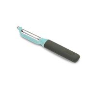 Pelador Duo Easy-Grip Joseph Joseph, cuchilla de acero inoxidable, mango ergonómico antideslizante. Gray