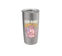 Pelaje Bebé Princesa Vida Dueño Humor Perro Mamá Realeza Amor Vaso térmico de acero inoxidable de doble pared