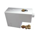 Pelamatic - Máquina Eléctrica para Pelar y Partir Almendras, Nueces y Avellanas | Modos Manual y Automático | Regulador de Tamaño | Fácil de Limpiar, Blanco, Plástico