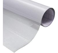 Película adhesiva para ventanas, opaca, perforada, de 50x200 cm, color blanco