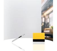 Película adhesiva para ventanas Simple Fix, 45 x 500 cm - Película opaca para ventanas, película aislante - Película para ventanas, opaca y autoadhesiva - Mate