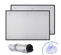 Película Aislante de Aluminio Doble,Película De Ventana Reflectante de 8mm,Silver-100x120cm/39x47in