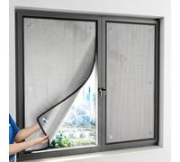 Película Aislante Térmica con Ventosas Lámina de Aluminio Doble Cara para Ventanas Película de Privacidad Blackout para Hogar y Garaje Techo Coche Reflector de Calor Cortina Opaca(150x180cm)