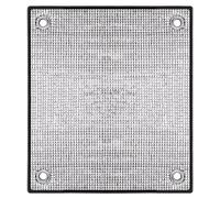 Película Aislante Térmica para Ventanas con Ventosas, Lámina de Aluminio Reflectante Doble Capa, Protección Solar Anti Calor y Privacidad para Hogar y Oficina (50x175cm)