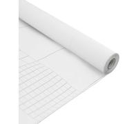 Película opaca blanca para ventanas, fabricada en PVC, marca vidaXL