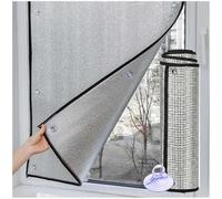 Película Privacidad Opaca,Película De Ventana De Aluminio Reflectante Calor con Ventosas,Película De Cristales Aislante Térmica,Lámina para Ventana Protección Solar Anti-UV,W×H-90x160cm/35 * 63in