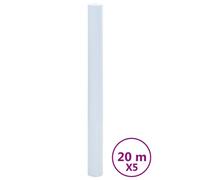 Películas para ventanas, 5 unidades, mate, color blanco, PVC