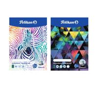 Pelikan 1 x A3 Drawing Pad 20 Sheets Assorted Designs - No Motif Selection - Whi