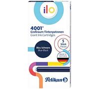 Pelikan 301534 4001 ilo - cartuchos de tinta (5 unidades, en caja pleg