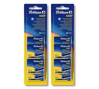Pelikan 330845 330845/2 - Cartuchos de tinta (5 unidades, 4001 TP/6, color azul)