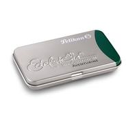 Pelikan 339671 - Plumas estilográficas para tinta fina Edelstein, 6 cartuchos, color aventurina verde, en caja de regalo