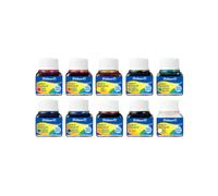 Pelikan 523 pack de 10 tintas chinas - 10ml - pigmentacion intensa - c
