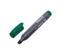 Pelikan 817967 - Rotulador permanente 710 con mecha cincelada, color verde, 10 unidades en caja plegable