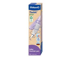 Pelikan 822237 Twist Eco Fountain Pen P457 Lavender M, Folding Box, 1 Count (Pac