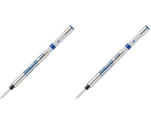 Pelikan 922187 - Recambio para roller, punto M, color azul (Paquete de 2)