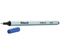 Pelikan 943167 Fino Azul pluma estiligráfica - Pluma estilográficas (Azul, Fino, Plata, Metal, 0,4 mm)