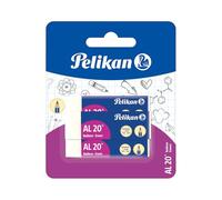 Pelikan AL20 - Pack de gomas de borrar (3 unidades), blanco