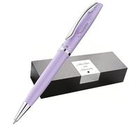 Pelikan Bolígrafo Jazz con grabado de regalo - bolígrafos únicos con nombre - regalos personalizados para Navidad - bolígrafo personalizado (grabado, lavanda pastel)