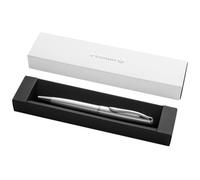 Pelikan Bolígrafo Jazz de metal – Recargable, diseño moderno y sofisticado, caja de regalo – Plata
