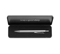 Pelikan Bolígrafo Snap K10 en estuche de metal, plata metálica, 1 unidad, 821223
