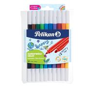 Rotuladores PELIKAN Colorella Duo, Caja x 10 Colores