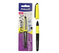 Pelikan Erase 2.0, Bolígrafo Borrable Ergonómico, Tinta Negra, para Diestros y Zurdos, para el Colegio, Punta M Indeformable, Recambio Negro Incluido, Recargable