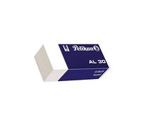 Pelikan Goma de Borrar AL 30 Color Blanco, Adecuada para Dibujo Técnico y Escolar, Goma para Lápiz, Escuela y Oficina, Apto para Niños, Blíster de 4 Piezas, Tamaño 43x17x12mm